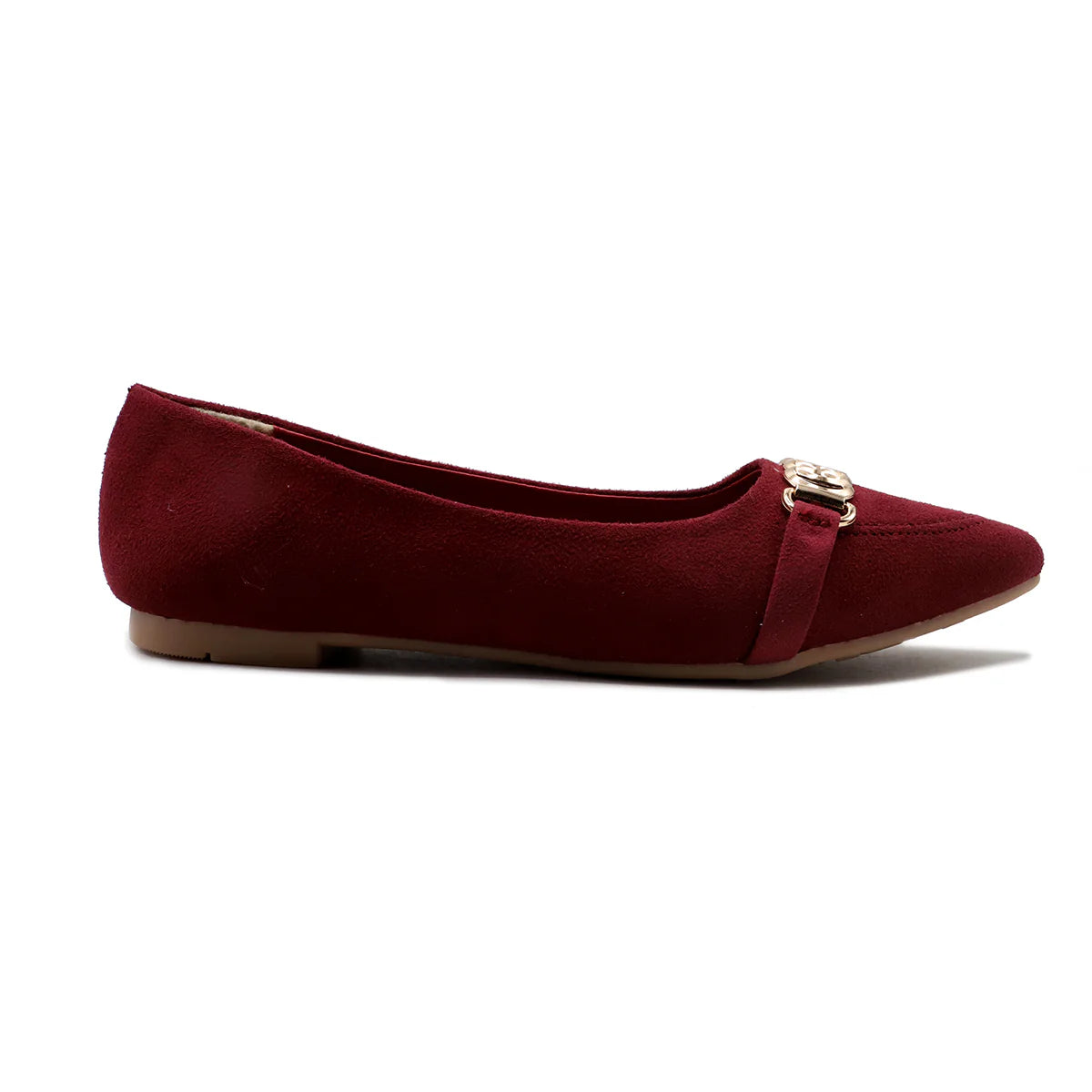 Maroon Casual Pumps L00900015